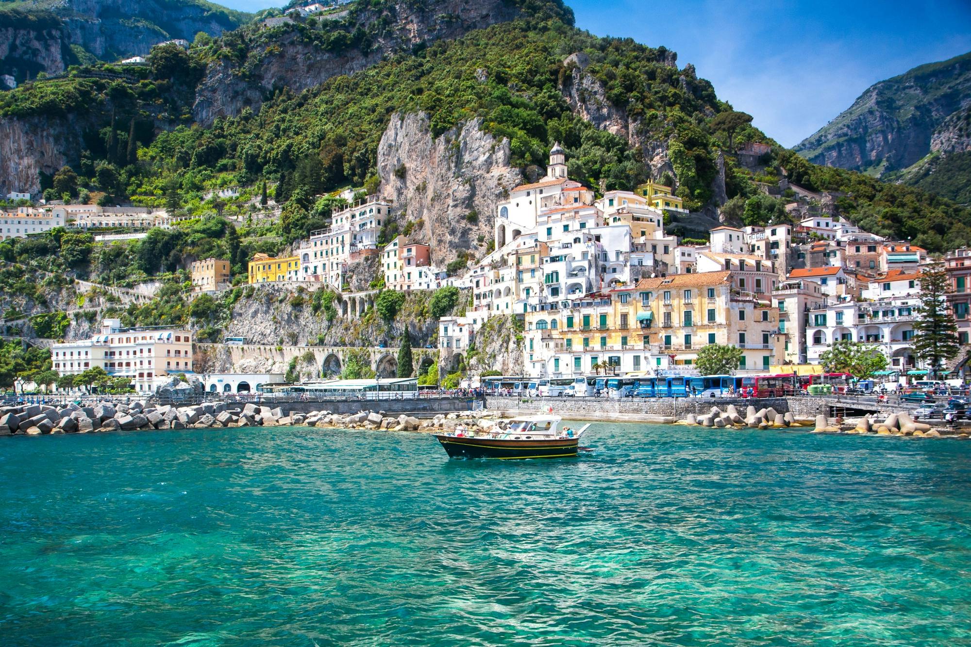 Amalfi Coast Private Boat Trip with Pickup