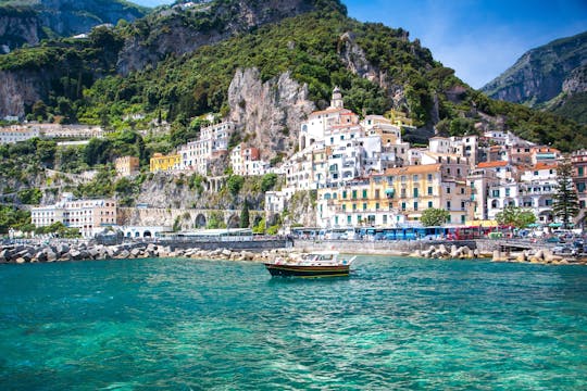 Amalfi-kust privé boottocht met pick-up