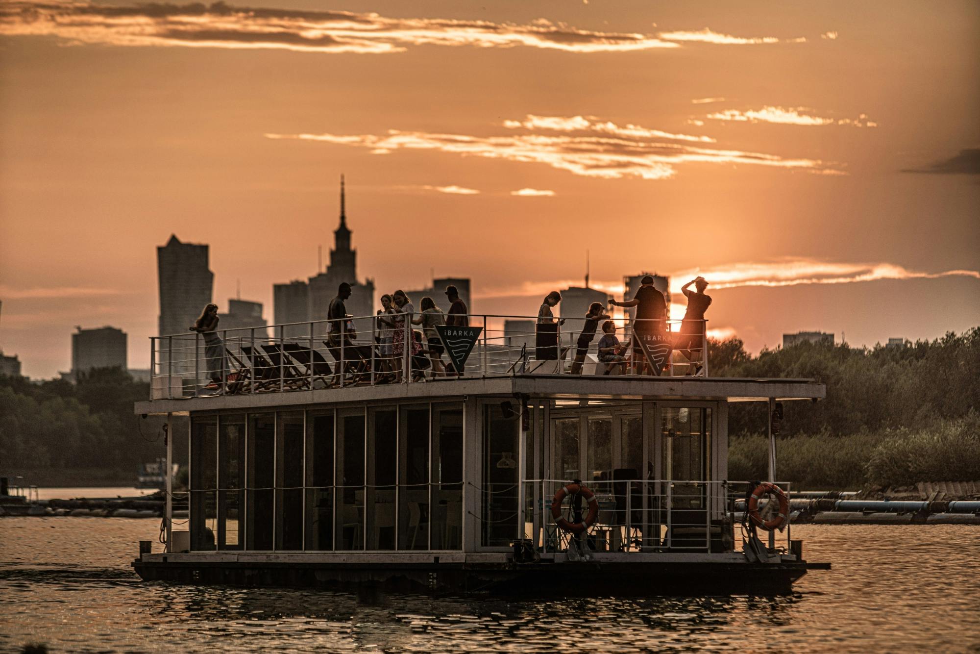 One-Hour Vistula River Cruise on Floating Barge