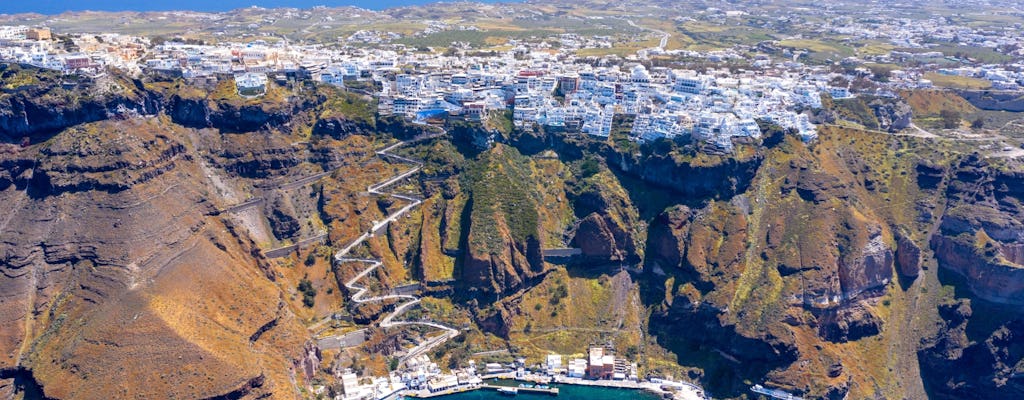 Santorini Walking Tour on Caldera Cliffs & Beer Tasting