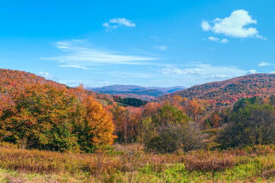 Visite audio autoguidée en voiture de la route panoramique des Catskills