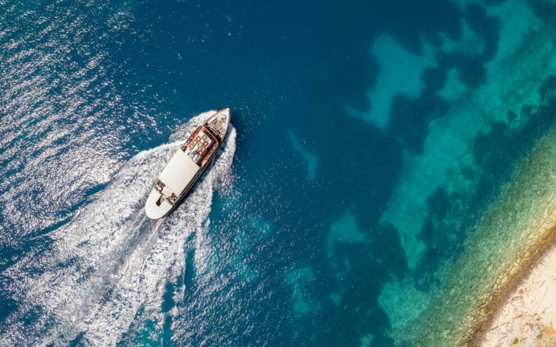 Excursion en bateau au parc national des Kornati, à Telašćica et à la plage de Lojena