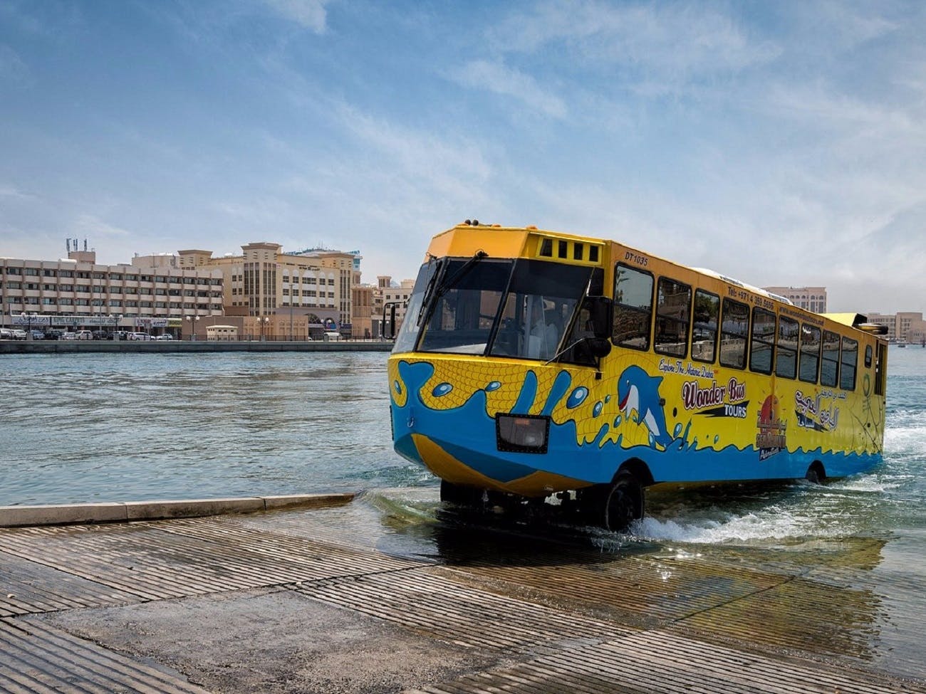 Tour en autobús anfibio en Dubái