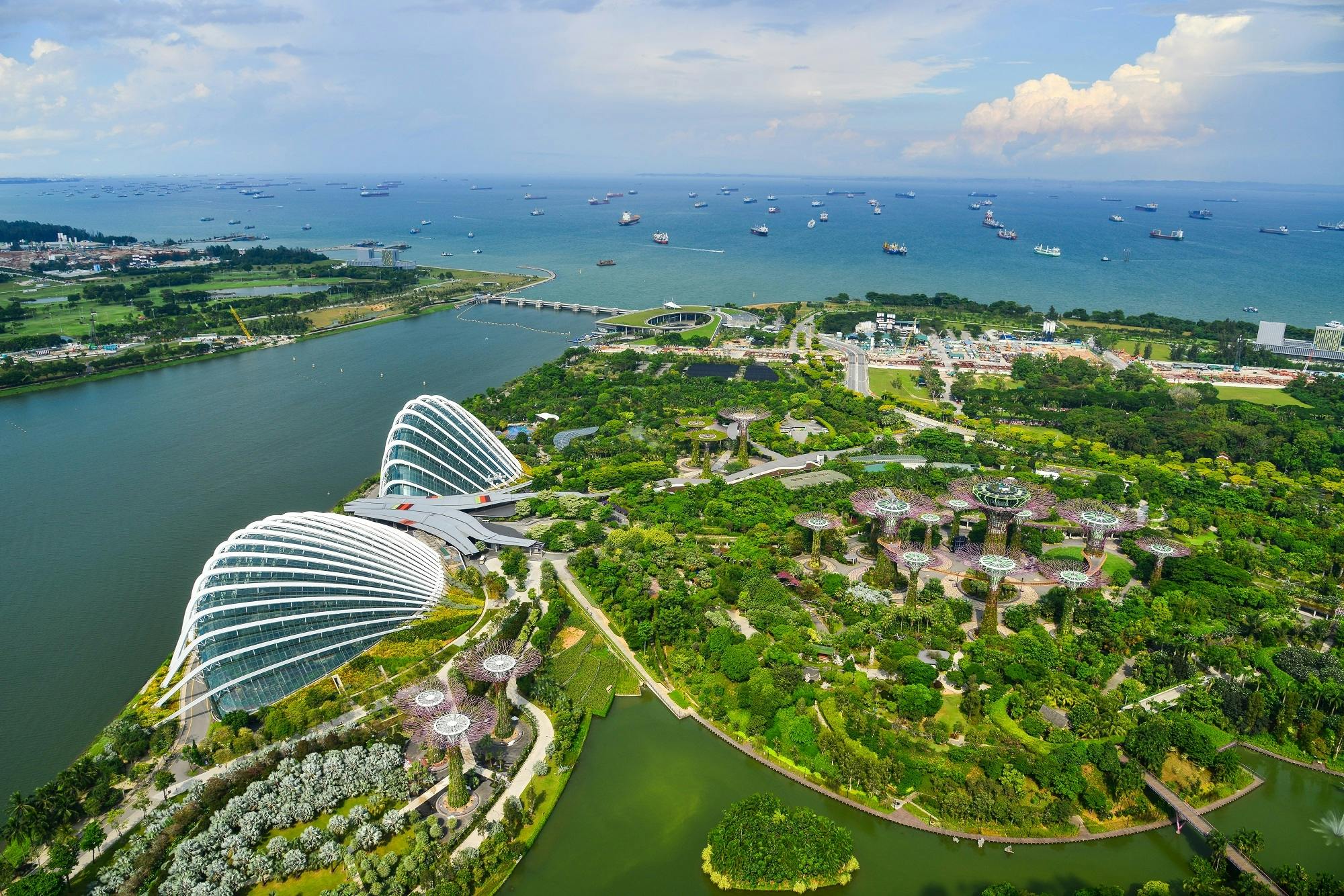 Ingressos para Cloud Forest e Flower Dome no Gardens By The Bay