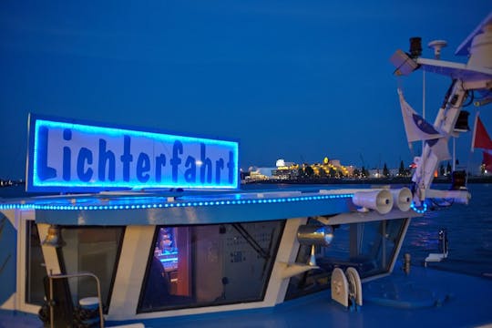 Haven van Hamburg zonsondergang boottocht met highlights