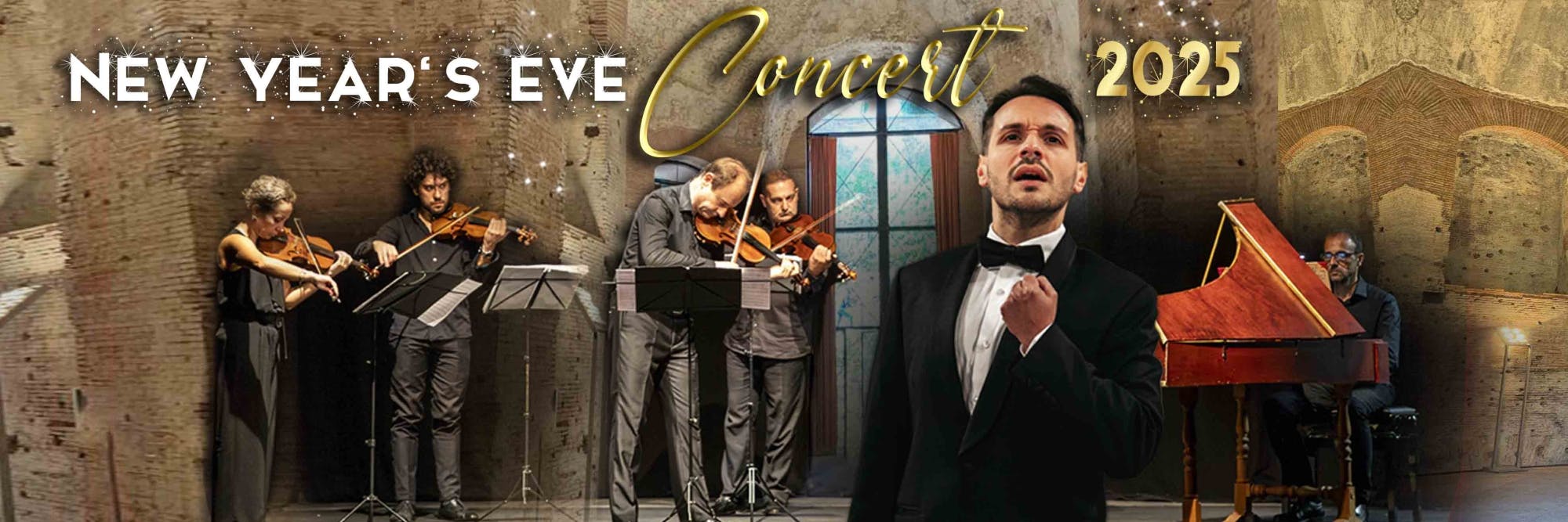 New Year's Eve Concert: the three tenors, opera arias, waltzes and Christmas songs