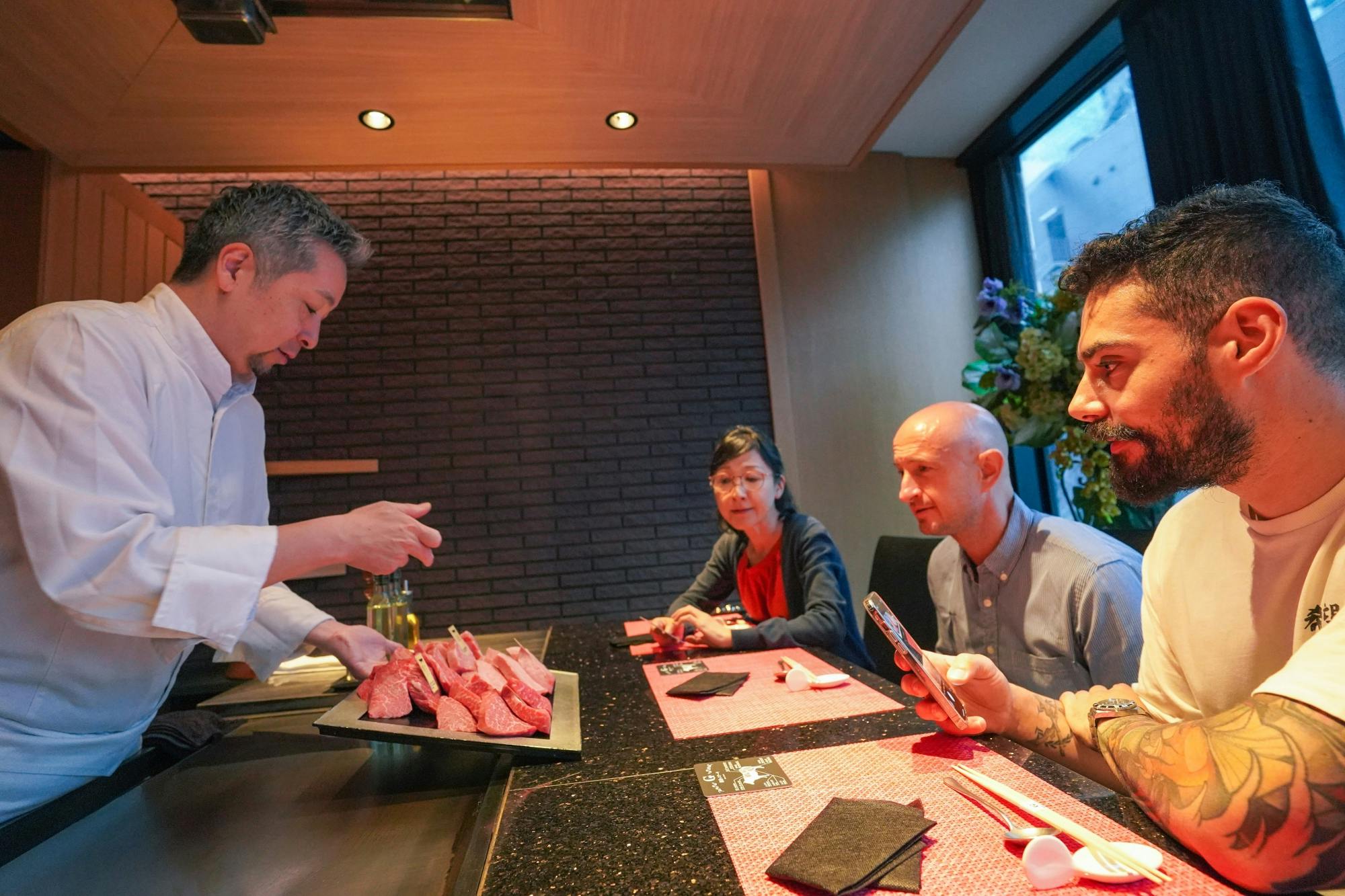 Visite de Ginza Wagyu et Saké à Tokyo