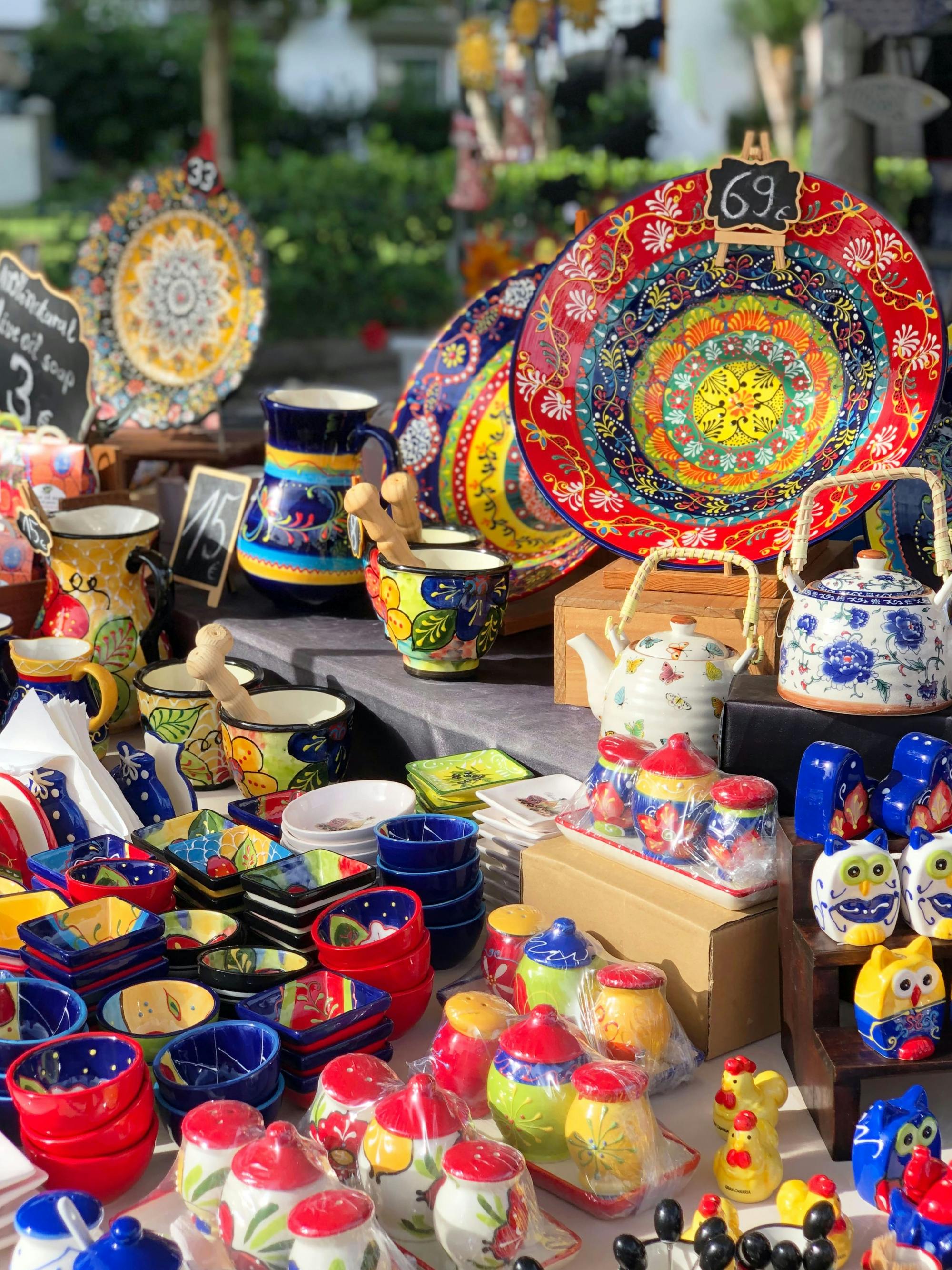 Market day in Puerto de Mogán