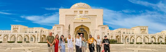 Sheikh Zayed Mosque and Qasr Al Watan guided tour with pickup