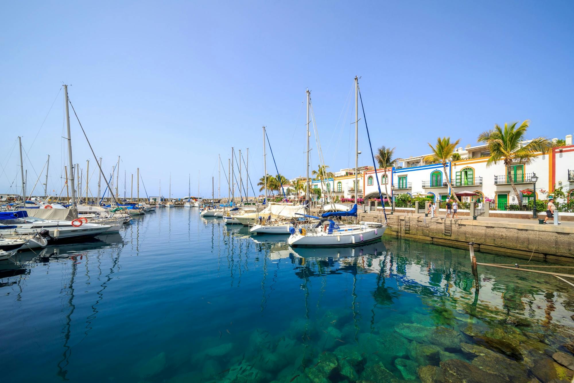 Market day in Puerto de Mogán