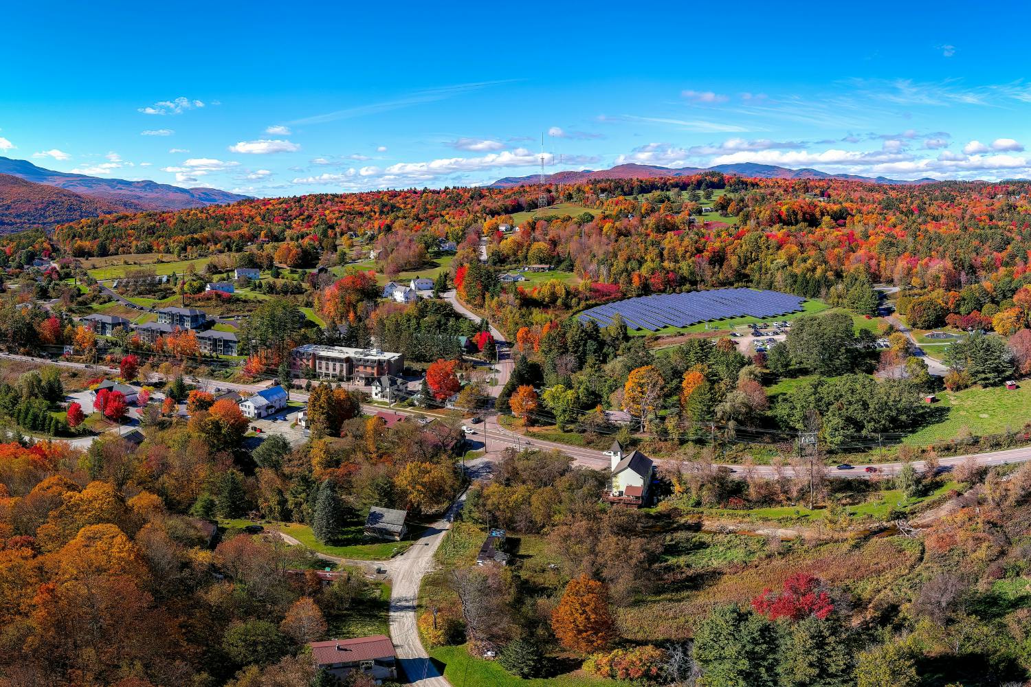 Visite audio autoguidée en voiture sur la RT 100 du Vermont