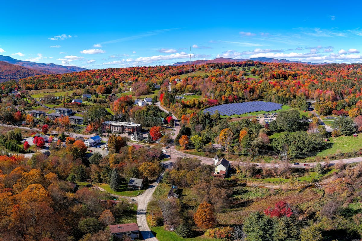 In-App begeleide audiotour op Vermont RT 100