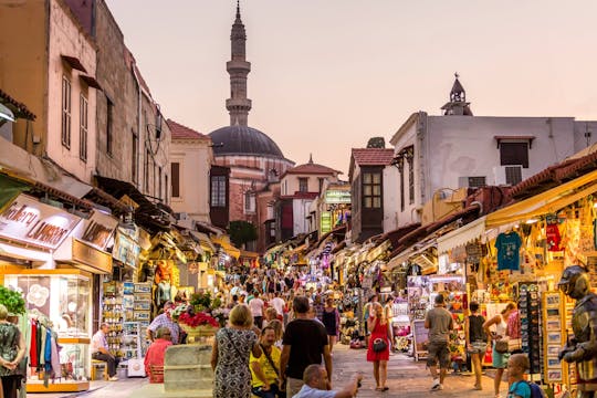 Rhodes Town by Night Transfer