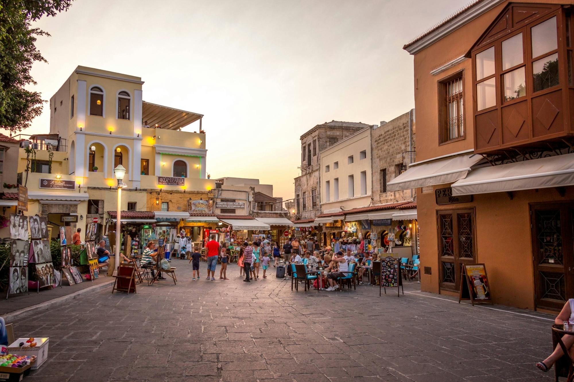 Rhodes Town by Night Transfer