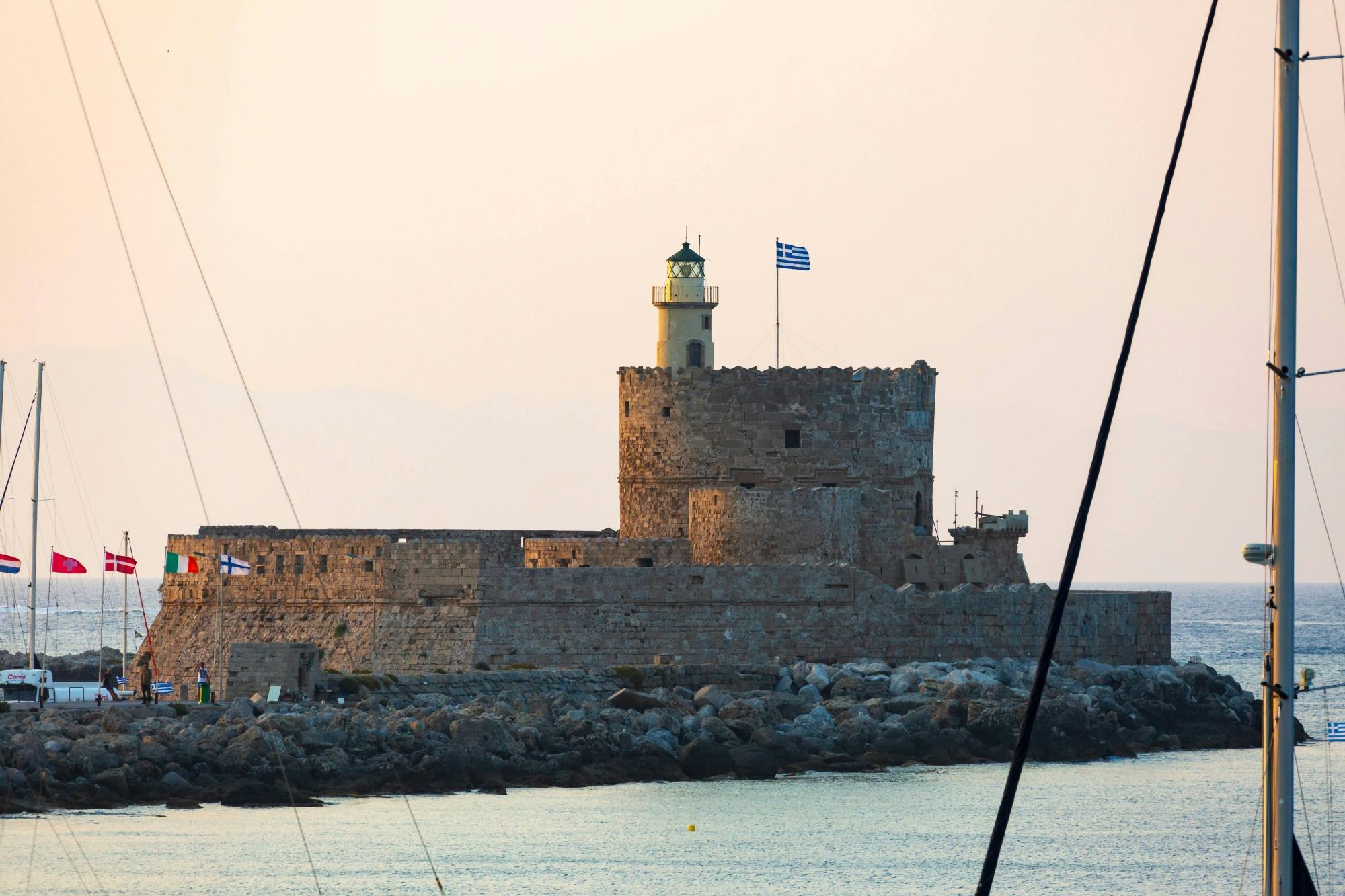 Rhodes Town by Night Transfer