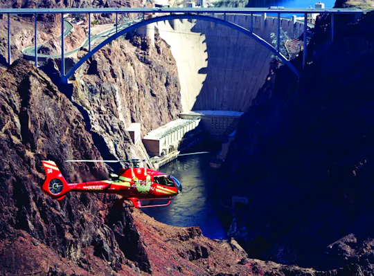Voo da Represa Hoover e da Las Vegas Strip de helicóptero