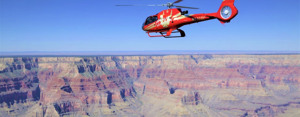 Helicopter tour of the South Rim of the Grand Canyon