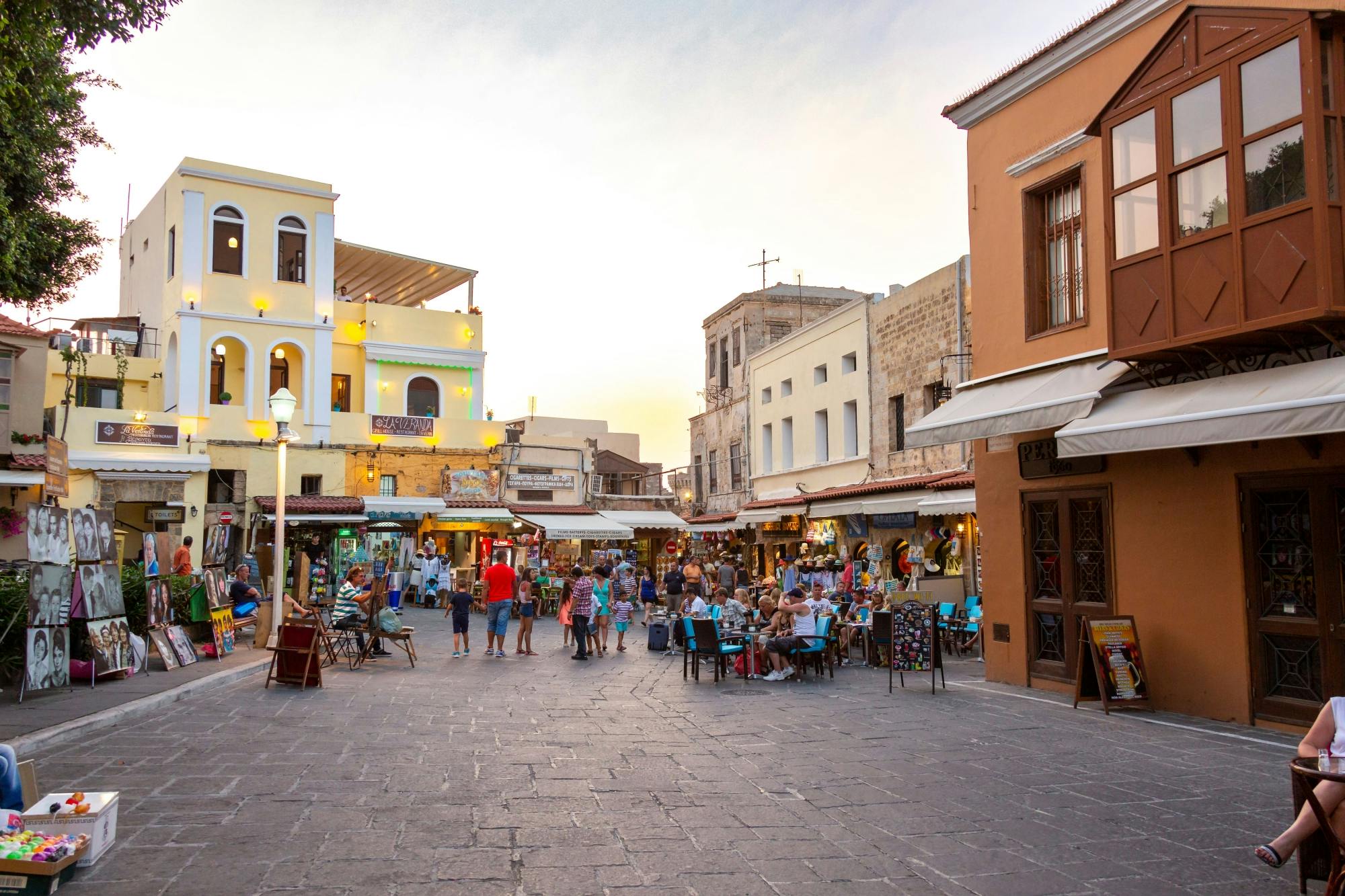 Rhodes Town by Night Transfer