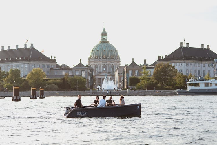 Two-hour boat rental in Copenhagen and Islands Brygge