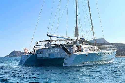 Rhodes Bay sunset catamaran cruise