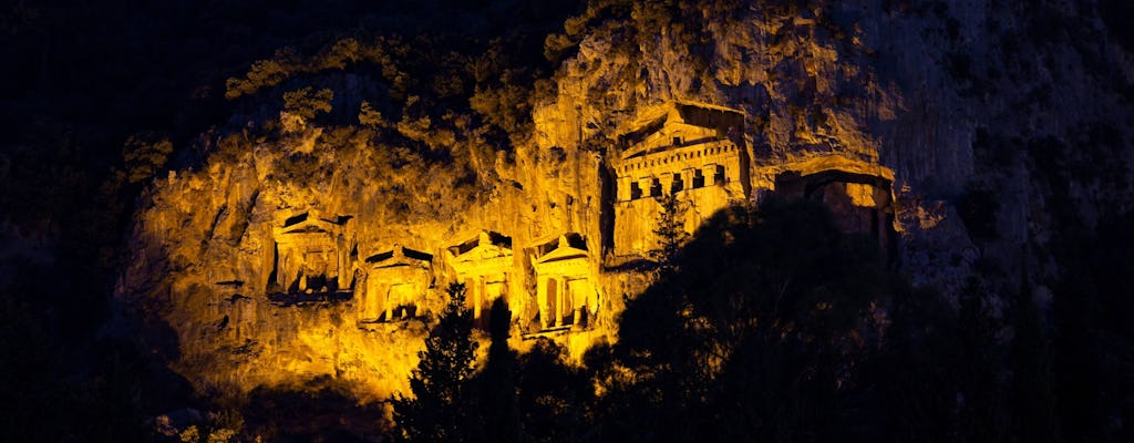 Dalyan at dusk tour with dinner and riverboat cruise
