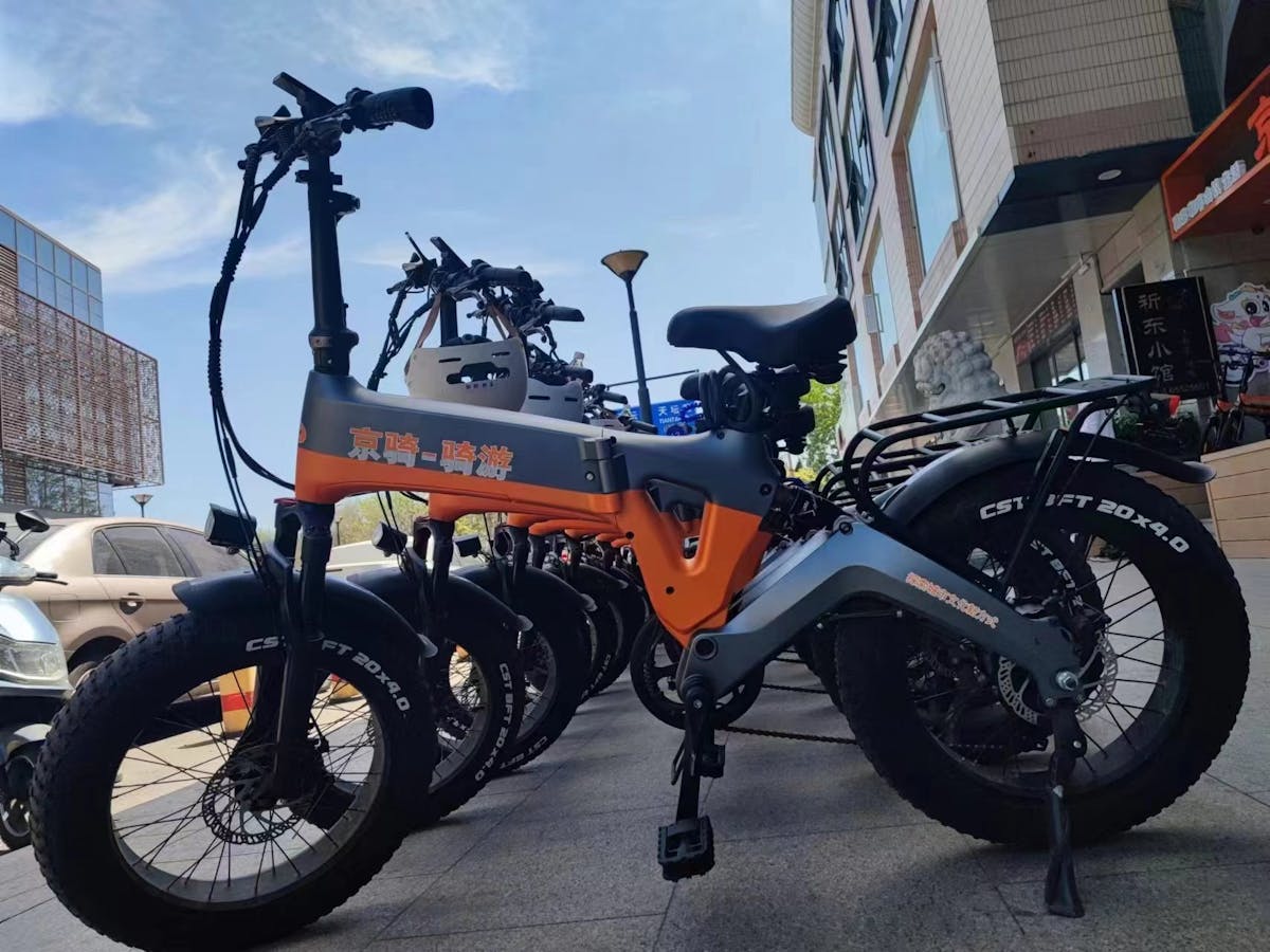 Halve dag fietstocht door de centrale as van Beijing