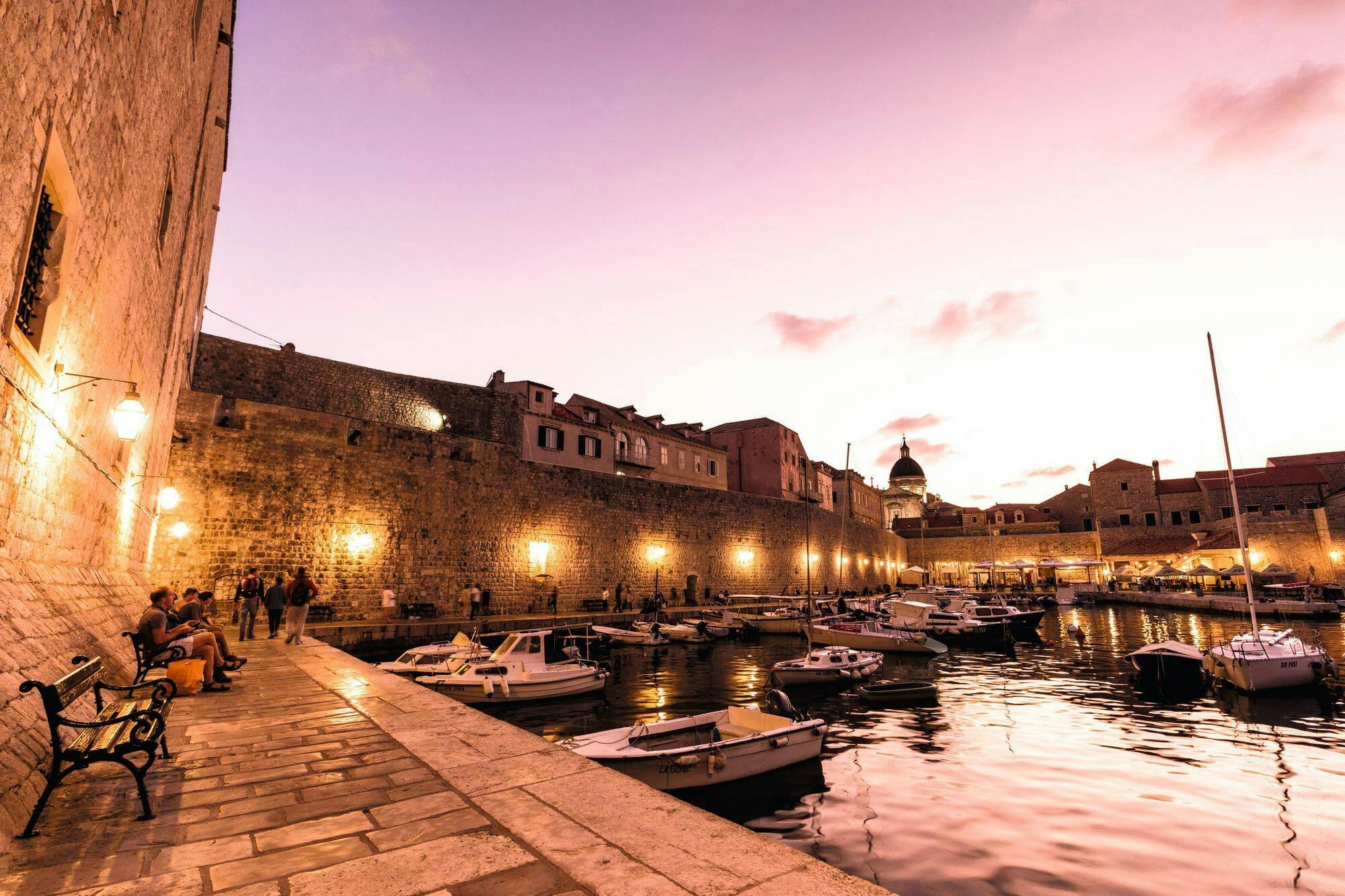 Sunset Cruise to Dubrovnik with Free Time in the City