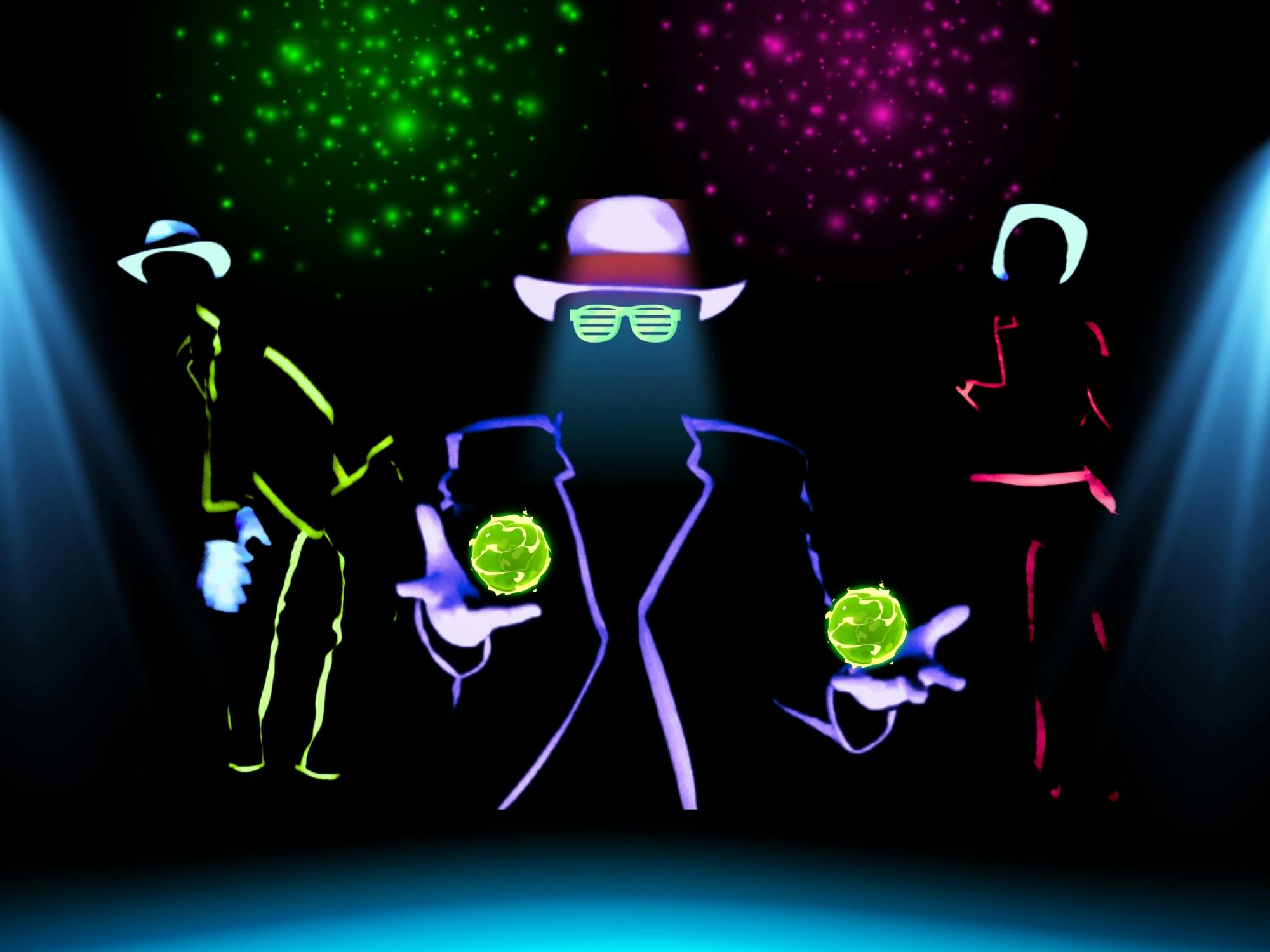 Magic Phantom show for the whole family at HILT Black Light Theater