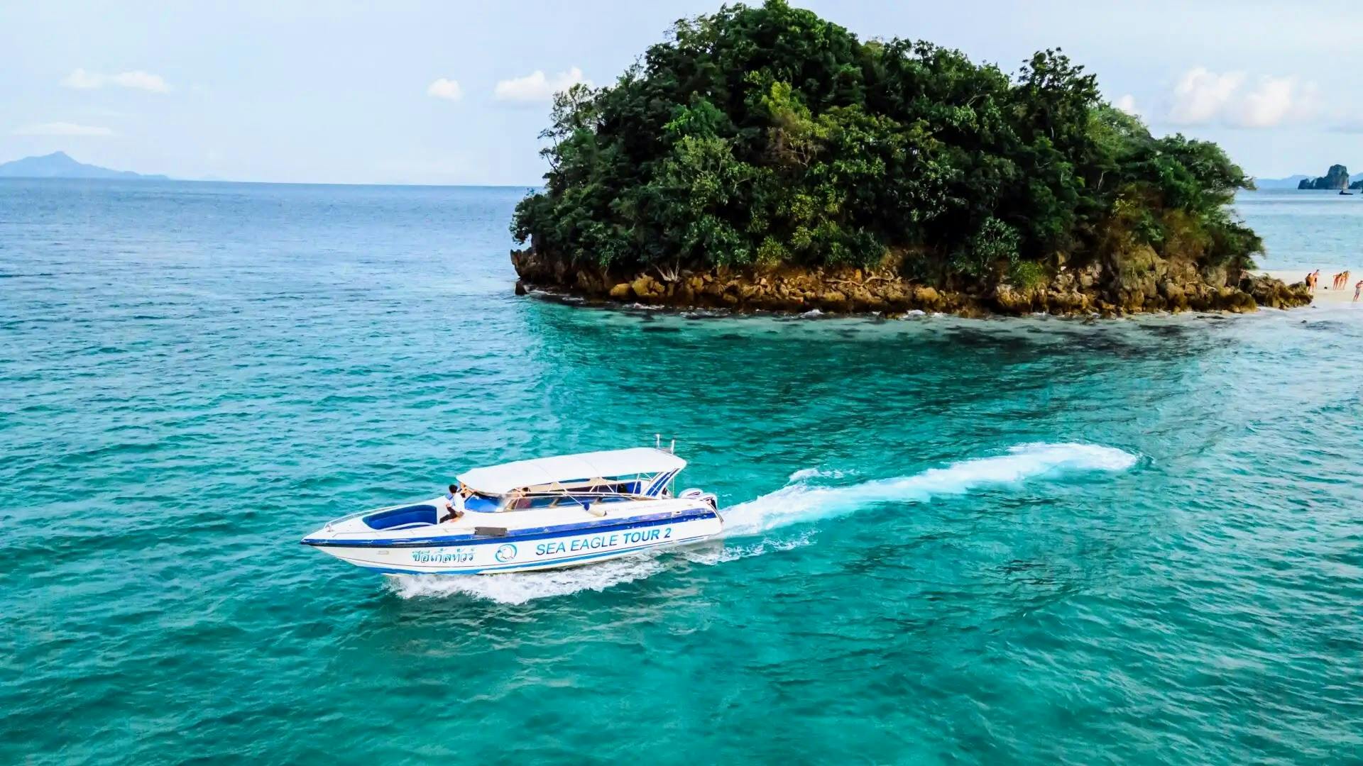 Aventura en lancha motora desde la bahía de Phang Nga hasta la isla James Bond