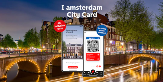 Amsterdam city card with 50 venues, Rijksmuseum and public transport