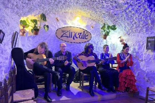 Zincalé Flamencoshow in een grot van Sacromonte met drankje