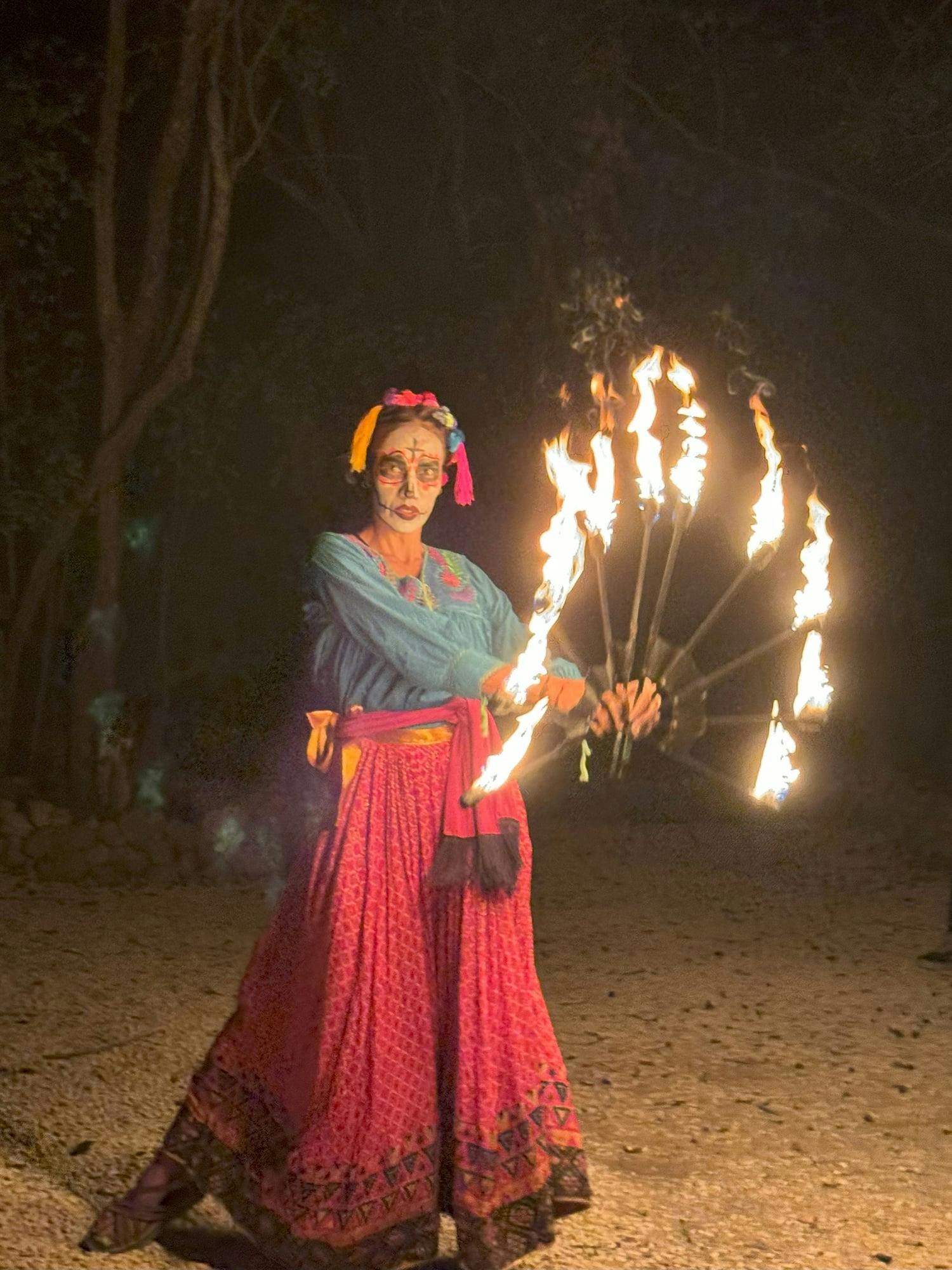 Feiringen av de dødes dag i Riviera Maya