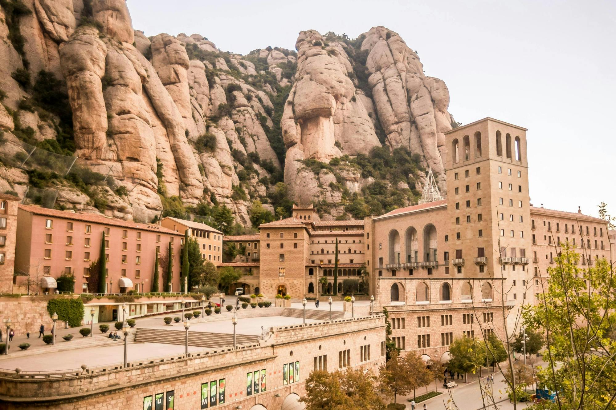 Montserrat Guided Tour from Barcelona with Wine and Cogwheel Train