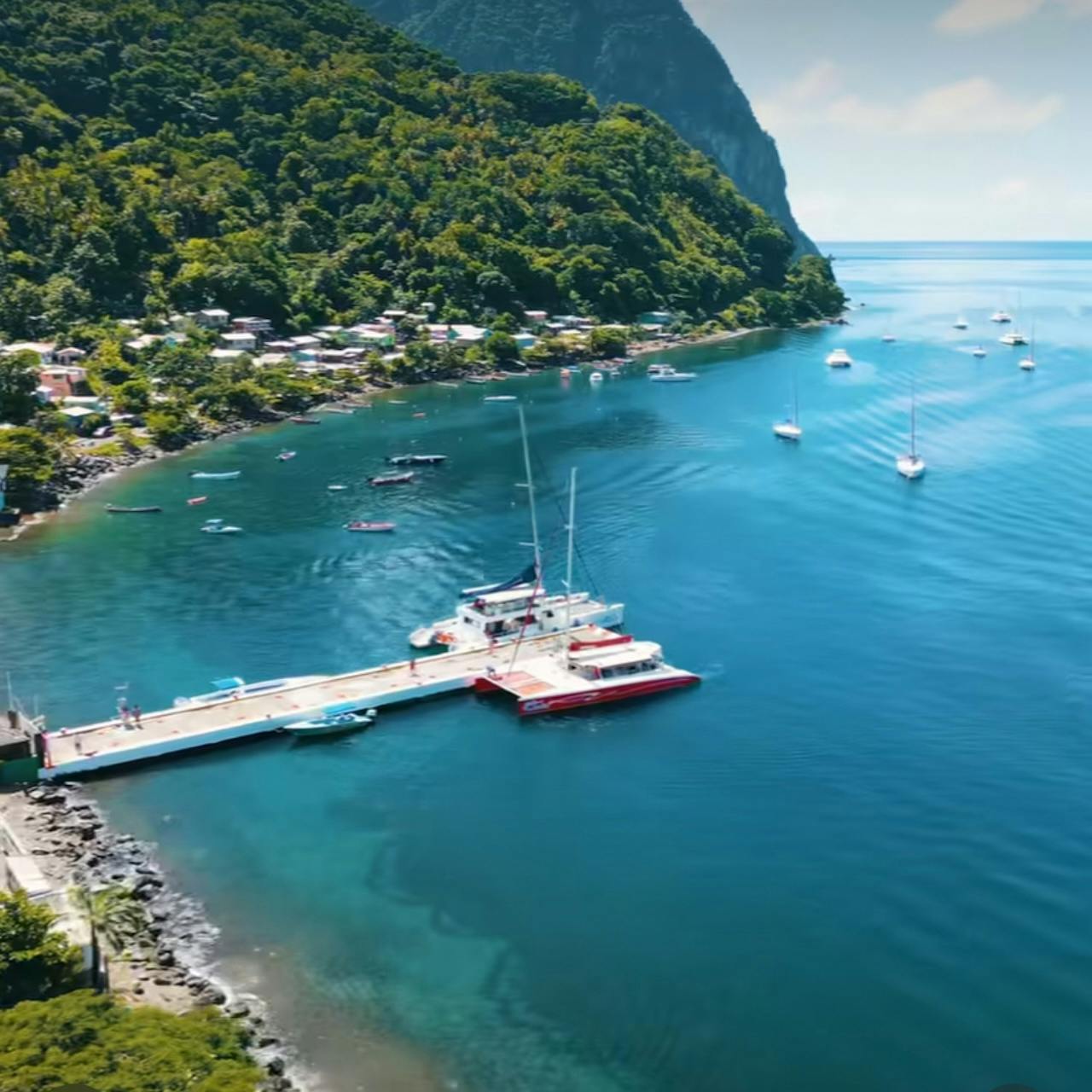 Visit to St. Lucia's volcanic mud baths with lunch