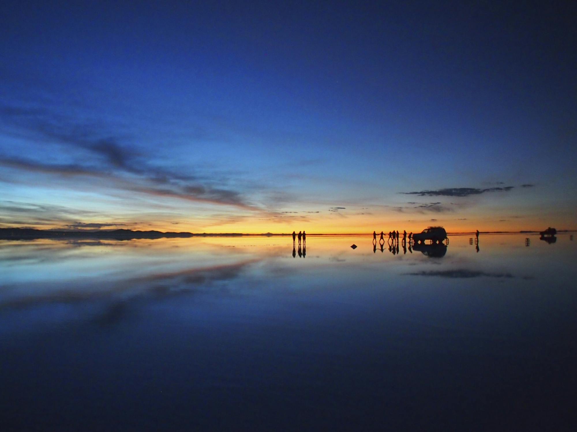 Ganztägiges Salzsee-Abenteuer im Salar de Uyuni mit Sonnenuntergang