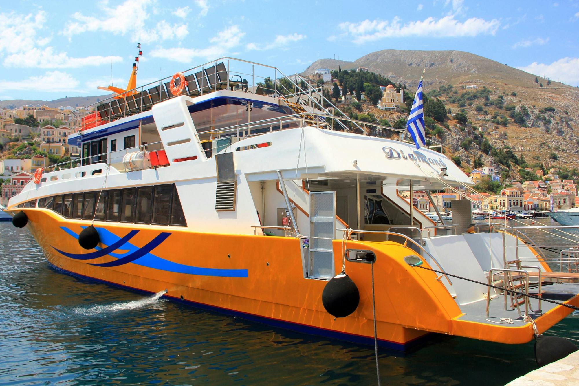 Symi Island cruise and tour from Rhodes with swim stop