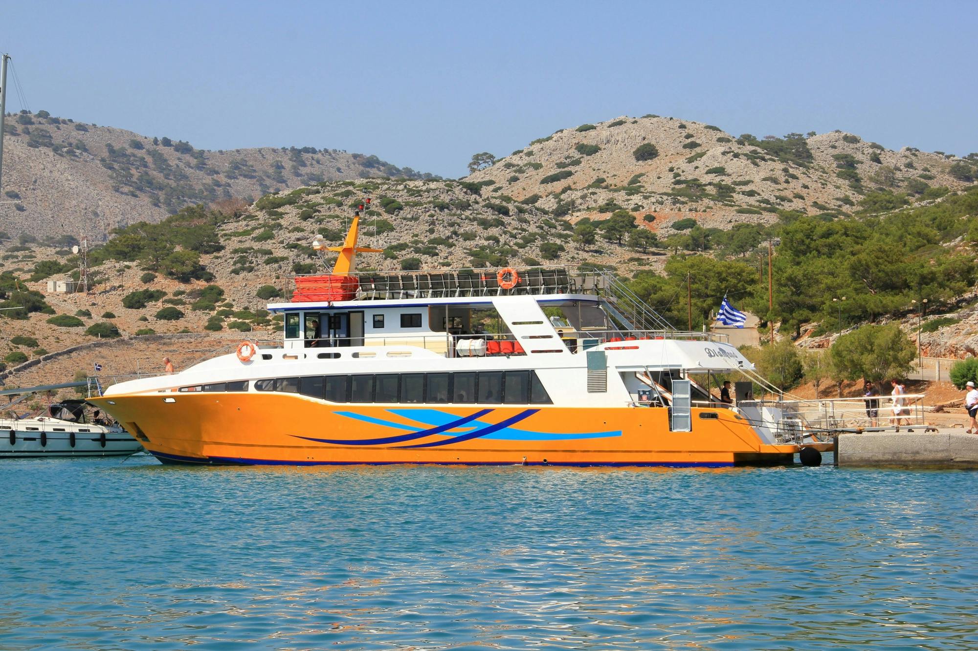 Symi Island cruise and tour from Rhodes with swim stop