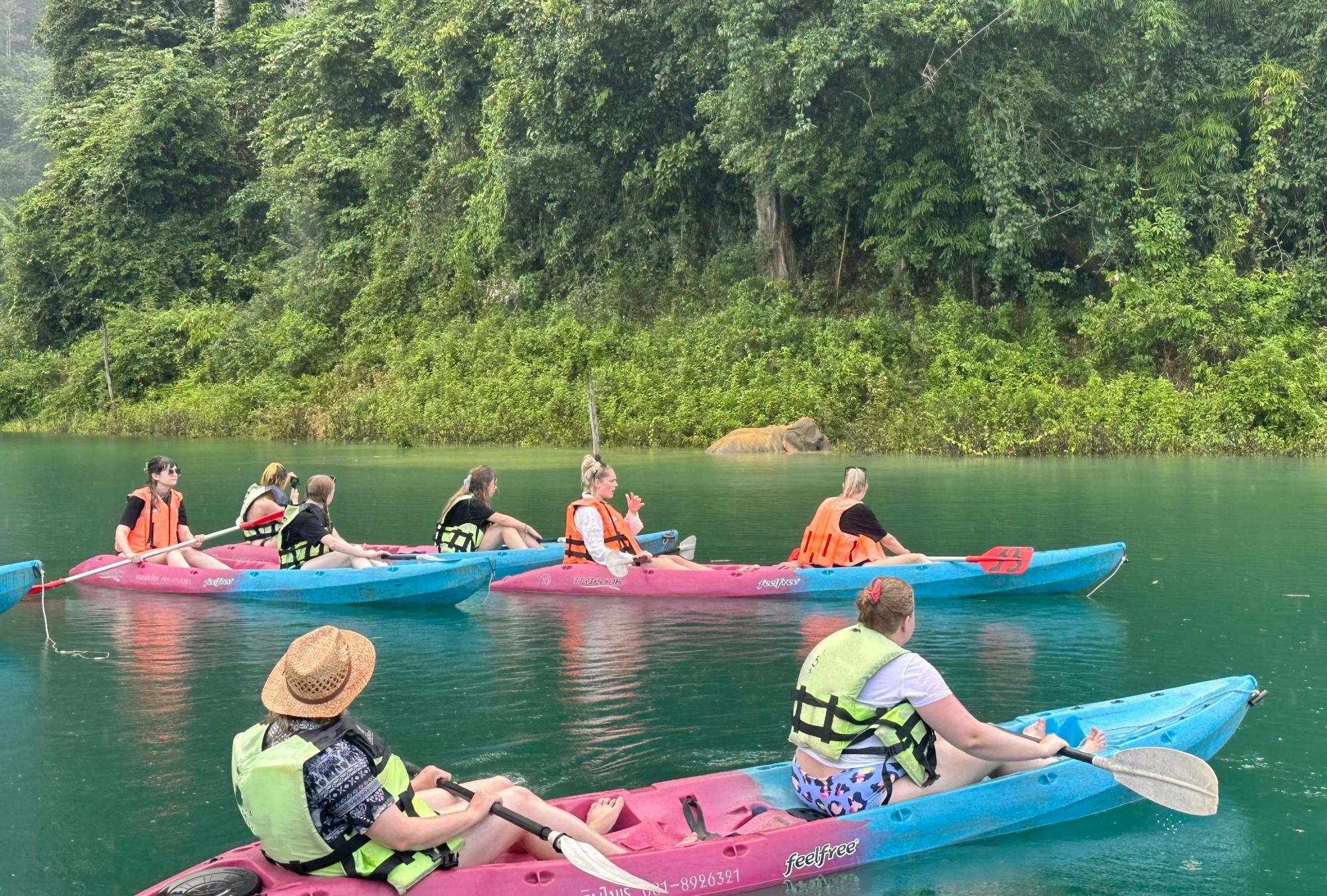 Full-Day Cheow Lan Lake Tour from Khao Lak with Kayaking and Lunch