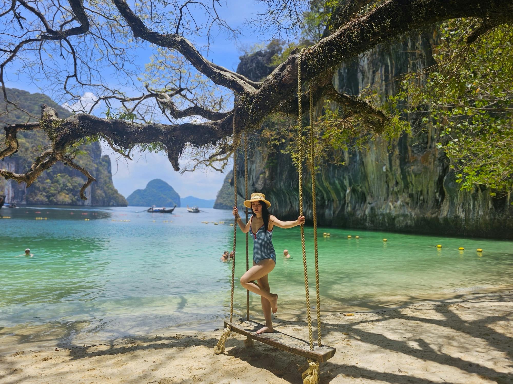 Excursion privée d'île en île en bateau à longue queue au départ d'Ao Nang