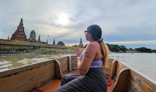 Tour privado de cauda longa em Ayutthaya saindo de Pattaya