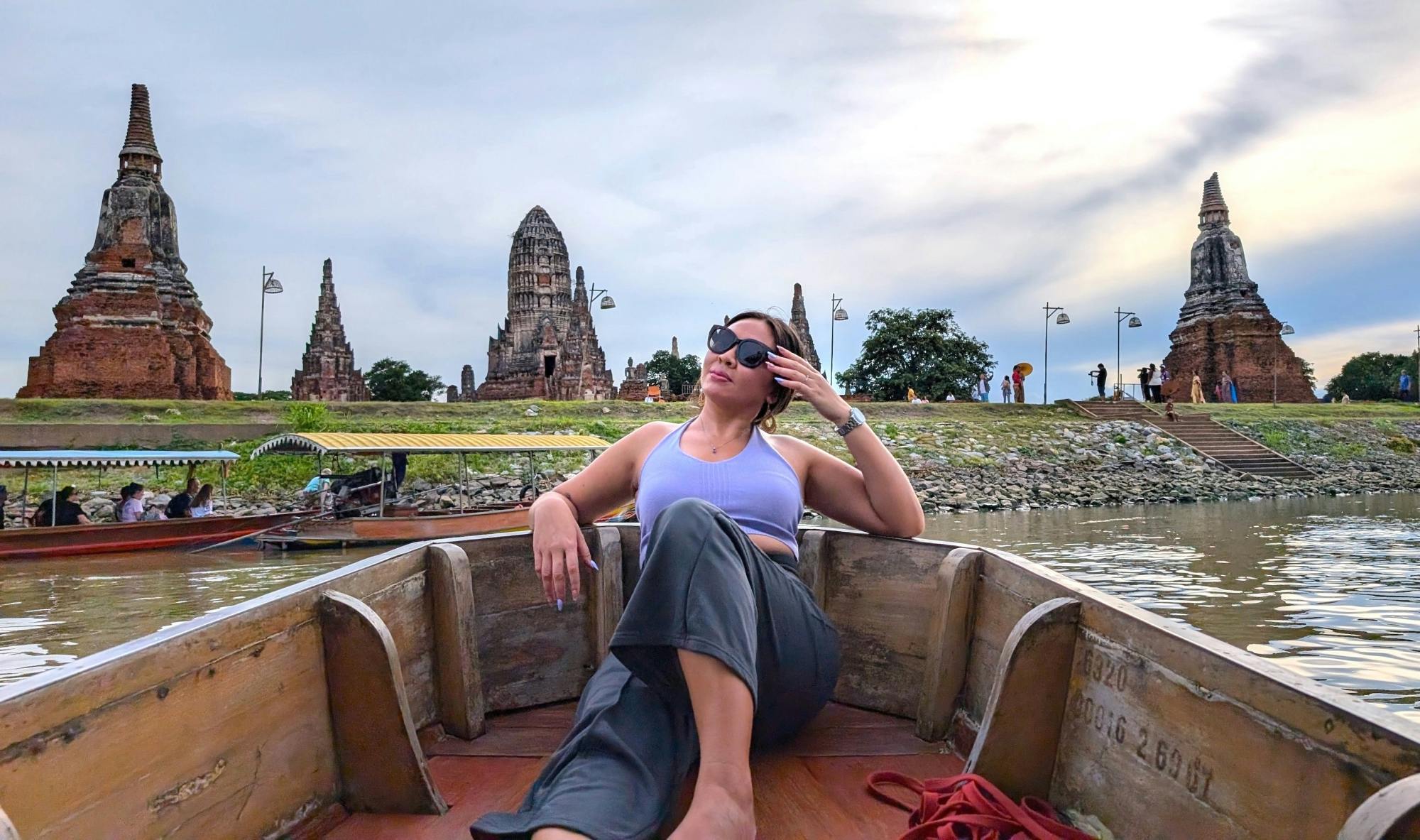 Ayutthaya Private Boat Tour with Optional Temple Visits