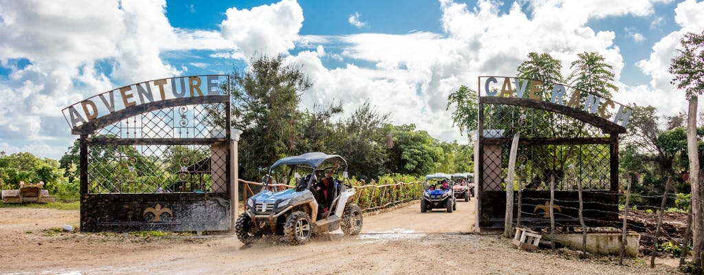 ATV driving, zip-lining and cenote swimming at Domitai Park
