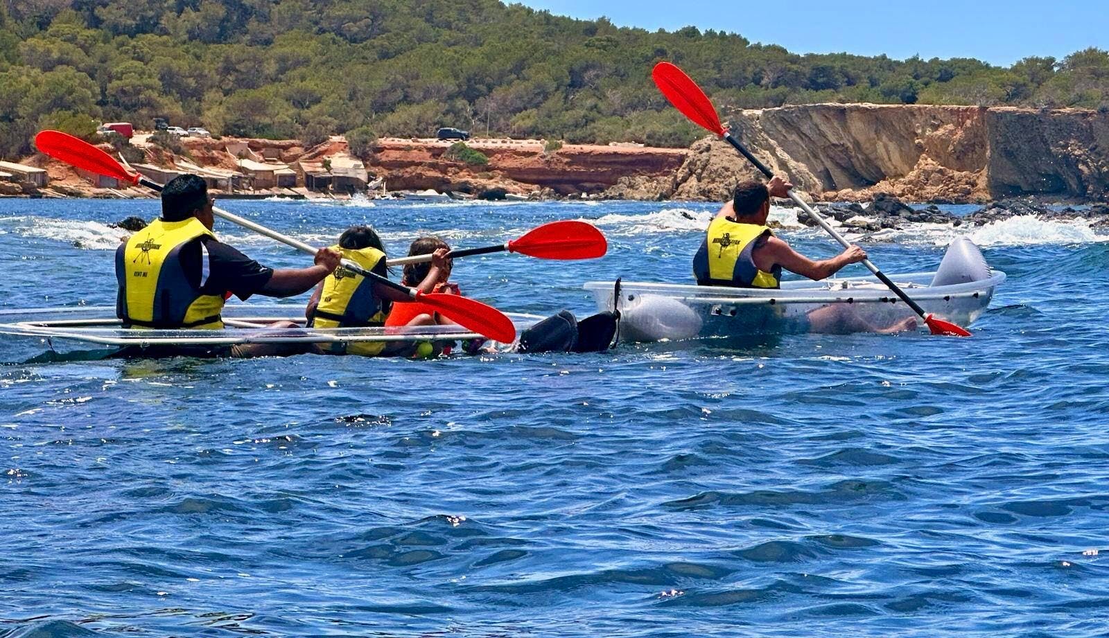 Transparent Kayak and Sup Tour Ibiza