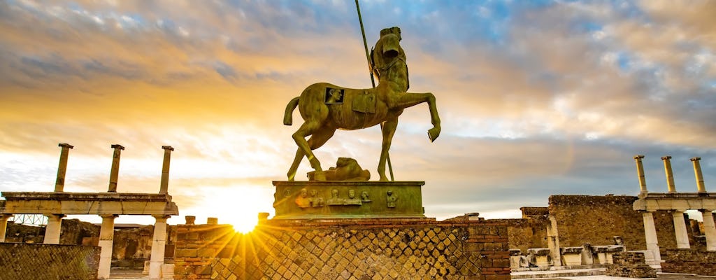 Vanuit Rome: dagtrip naar Pompeii en de Vesuvius met authentieke Napolitaanse pizzalunch