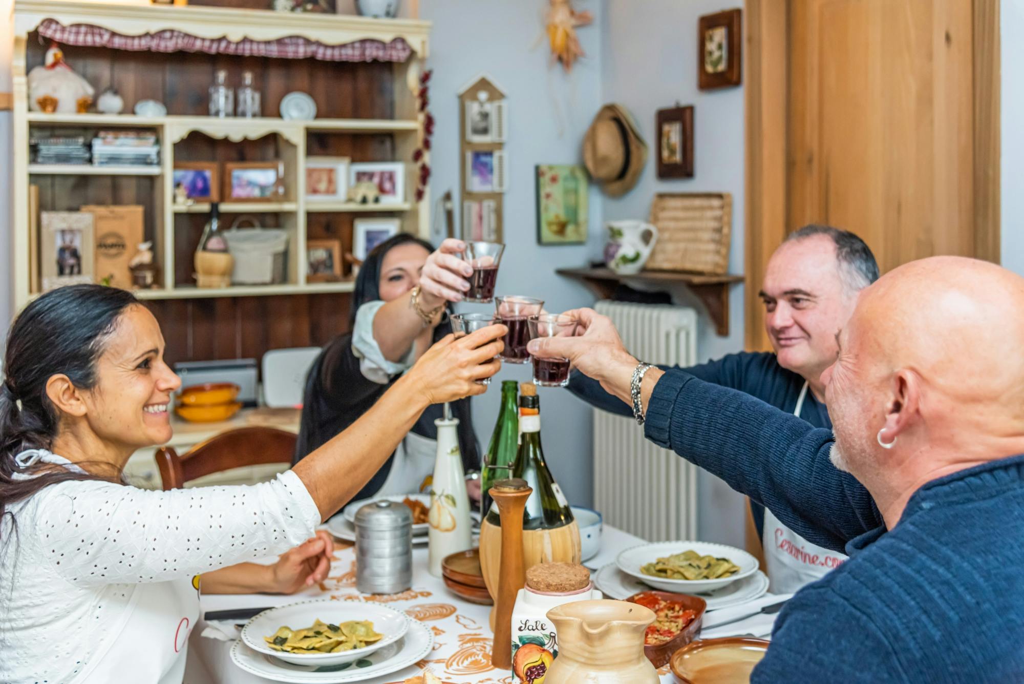 Experiência gastronômica e show de culinária na casa de uma Cesarina em Perugia