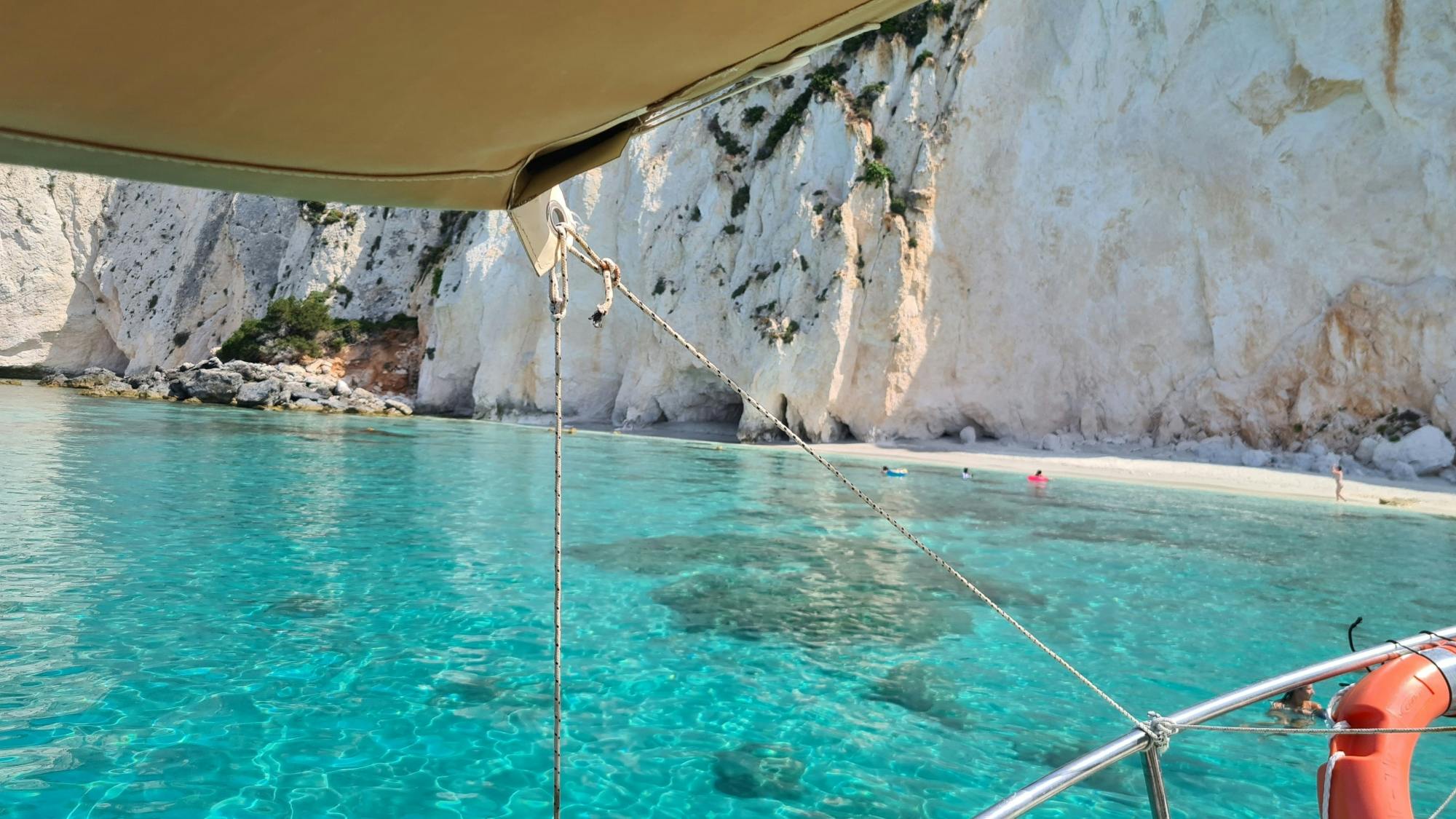 Kefalonia Azure Cruise with Secluded Beaches and Greek Lunch