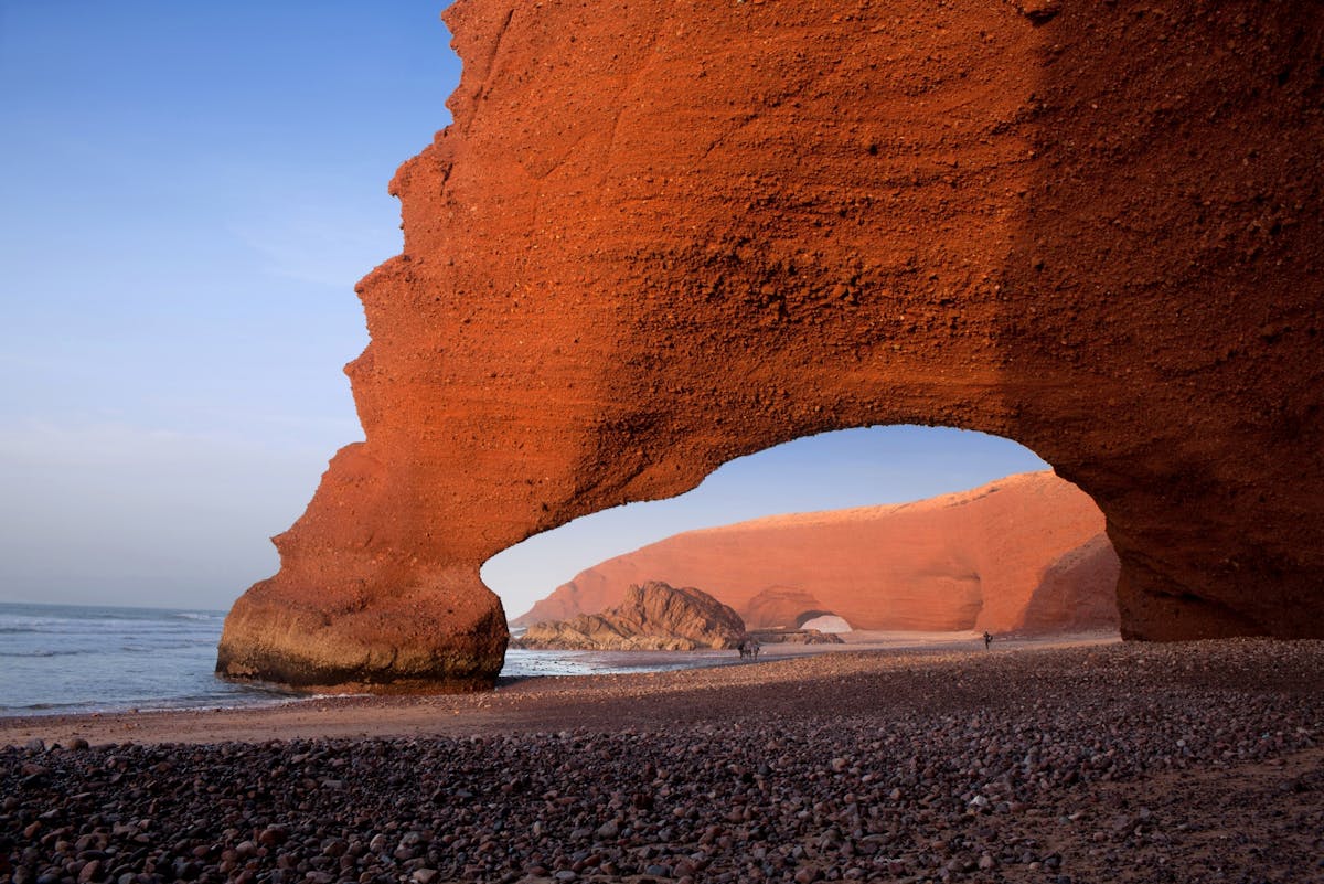 Giornata di divertimento sulla spiaggia di Legzira da Agadir e Taghazout