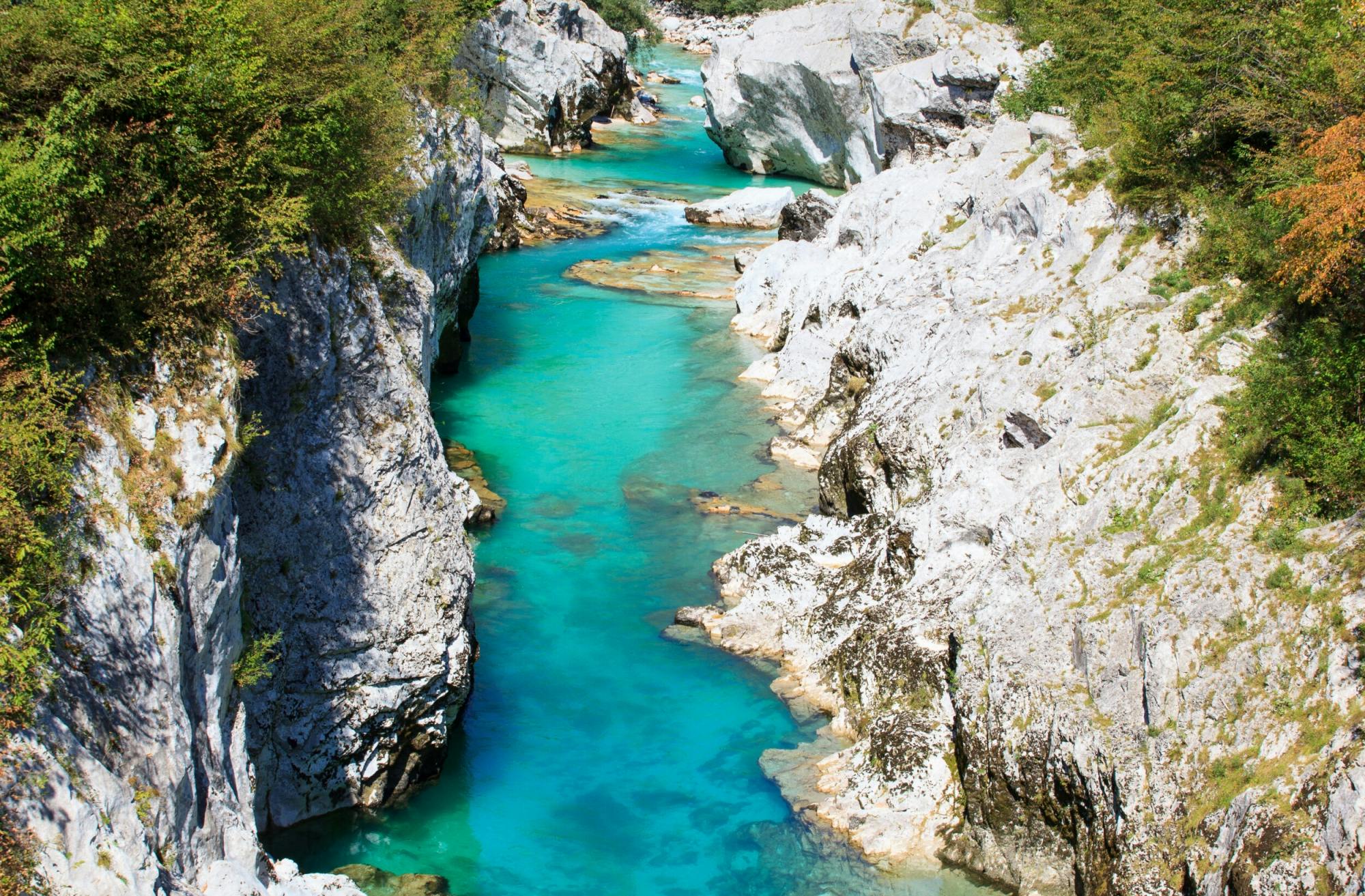 Excursão de dia inteiro ao Vale Soča e Kranjska Gora