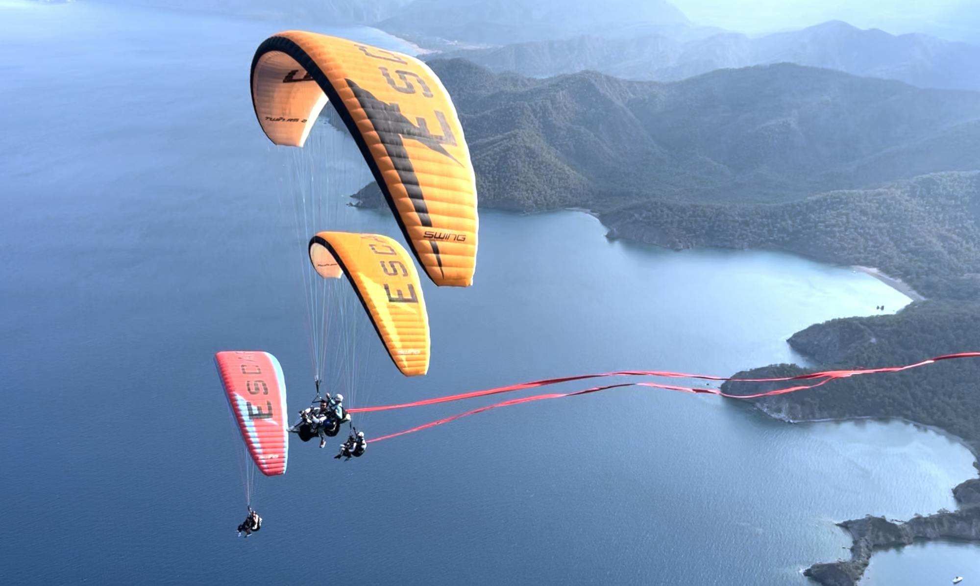 Parapente no Monte Tahtali em Antalya e teleférico no Monte Olimpo com traslado