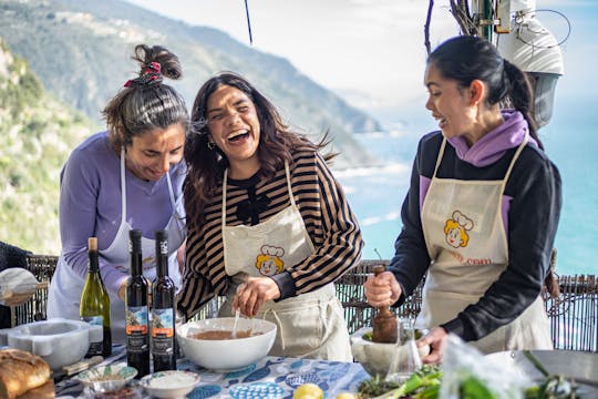 Dining experience and cooking show at a Cesarina's home in Catania